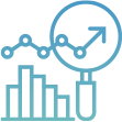 External Talent Benchmarking blue icon on Penta Search Group website